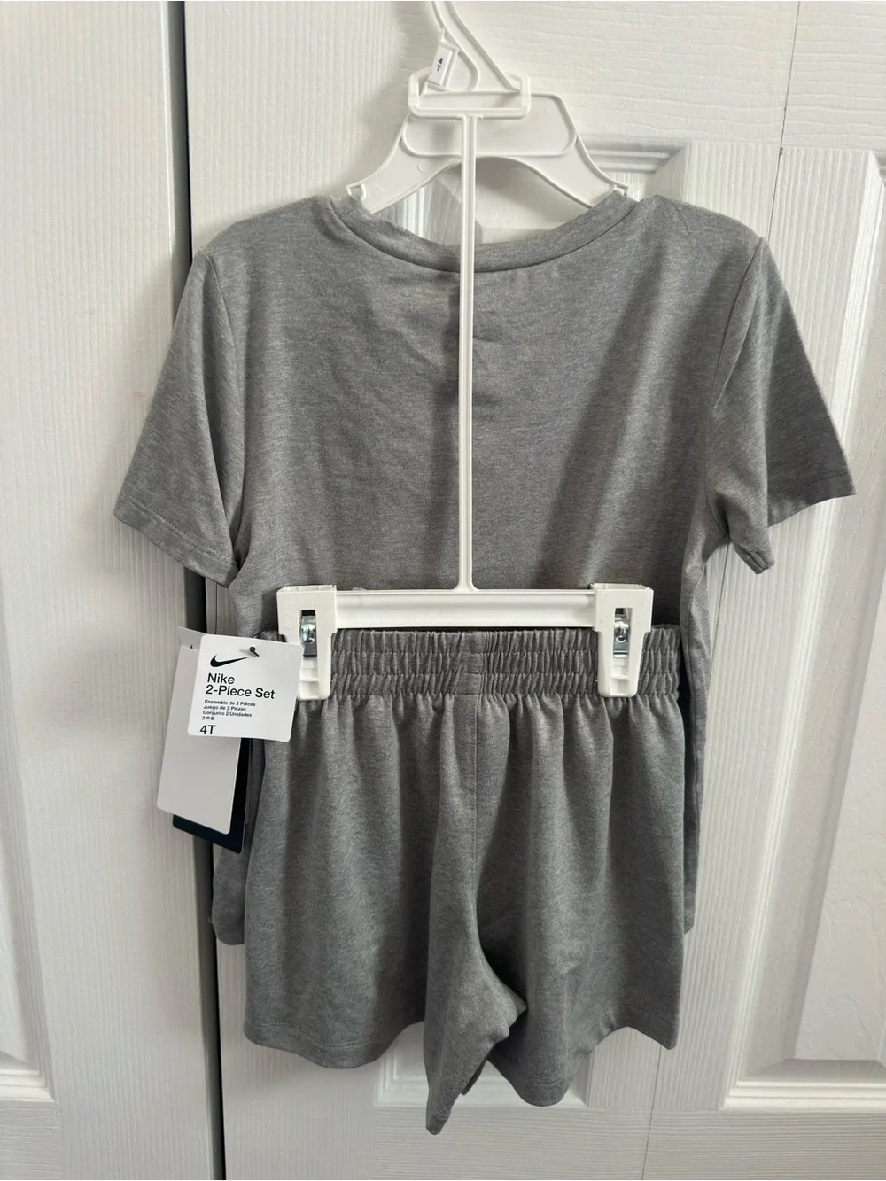 Nike Boys' Gray Heather Tee and Shorts set
